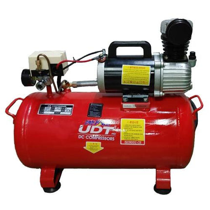 UDT DC Air Compressor UDT-DC0108-24 8L DC 24V, Oil-Lubricated