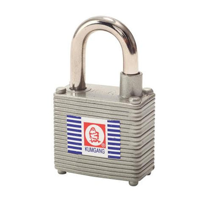 KUMKANG Padlock, Fixed Shackle Master Keyed