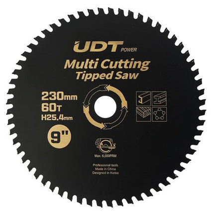 UDT TCT Multi-Material Saw Blade, Ø105–230 mm
