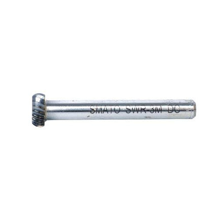 SESHIN BUFFALO Carbide Rotary Burr, Wheel, Radius End (SWR), 6mm Shank, Double Cut