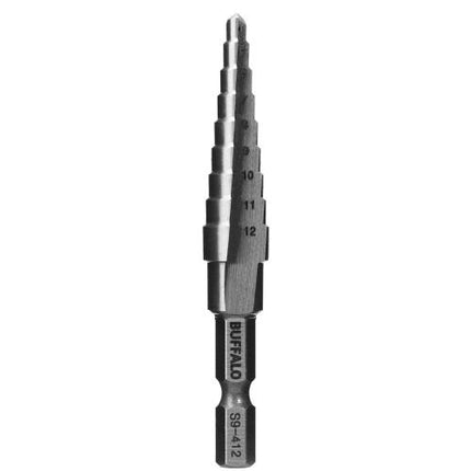 SESHIN BUFFALO Step Drill, Hex Shank 12mm–35mm