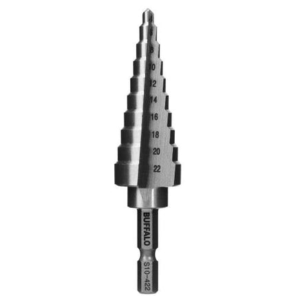 SESHIN BUFFALO Step Drill, Hex Shank 12mm–35mm