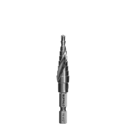 SESHIN BUFFALO Step Drill, Twist Type, Hex Shank 12mm–35mm