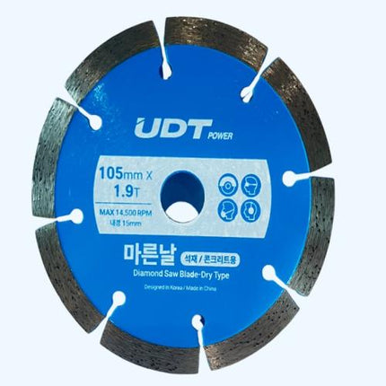 UDT Dry Diamond Blade, Ø105–180 mm