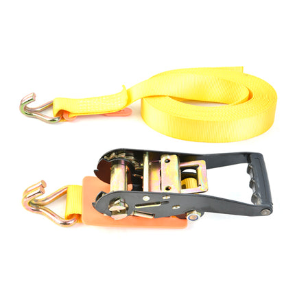JOOYEONG Ratchet Tie-Down 8M(Round Bar Hook) White