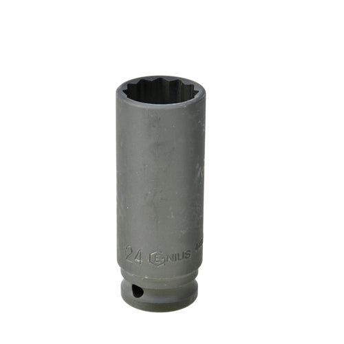 GENIUS TOOLS Slim Long Impact Socket 12-Point 448508