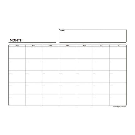MAGPIA Magnetic Monthly Planner Board