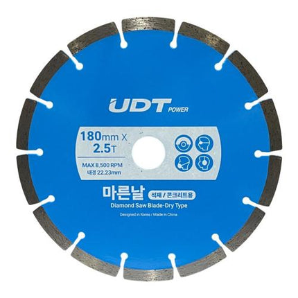 UDT Dry Diamond Blade, Ø105–180 mm