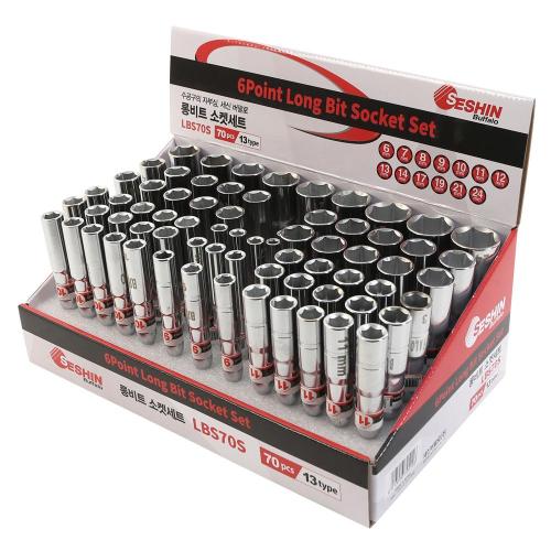 SESHIN BUFFALO Long Bit Socket Set LBS70S