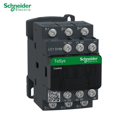 SCHNEIDER Magnetic Contactor, MC LC1D186M7