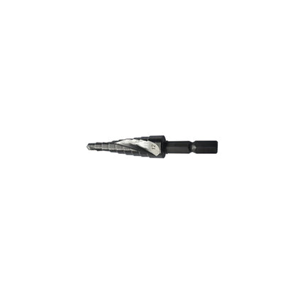 TNC SHARK Step Drill, Twist Type, Hex Shank