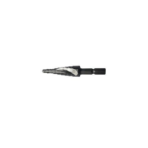 TNC SHARK Step Drill, Twist Type, Hex Shank