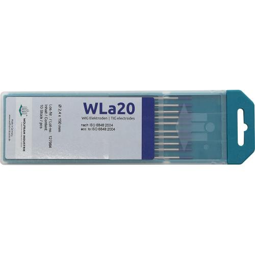 WOLFRAM Tungsten Electrodes, 2% lanthanated (WL20, blue)