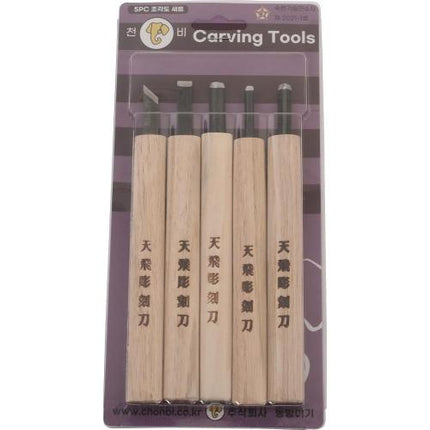 CHONBI Carving Chisel Set 5P Carving Chisel Set