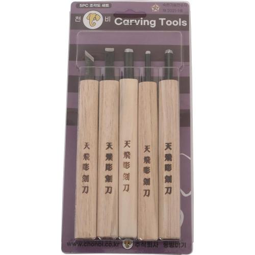 CHONBI Carving Chisel Set 5P Carving Chisel Set