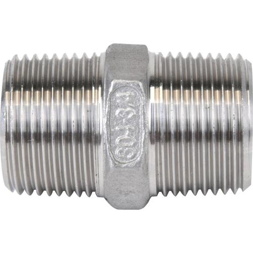SANGA Stainless Threaded Hex Nipple
