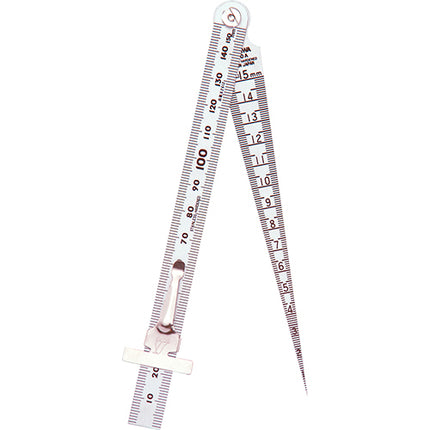Shinwa Taper Gauge with Rule