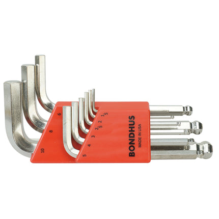 BONDHUS Ball Hex Key Set White