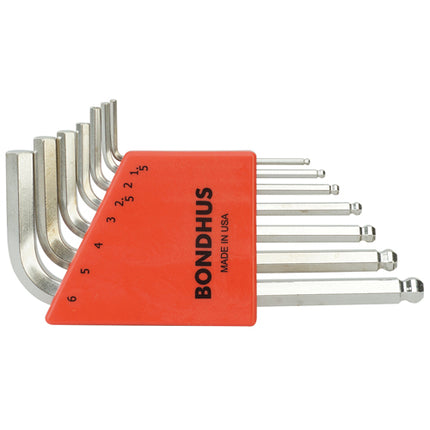 BONDHUS Ball Hex Key Set White