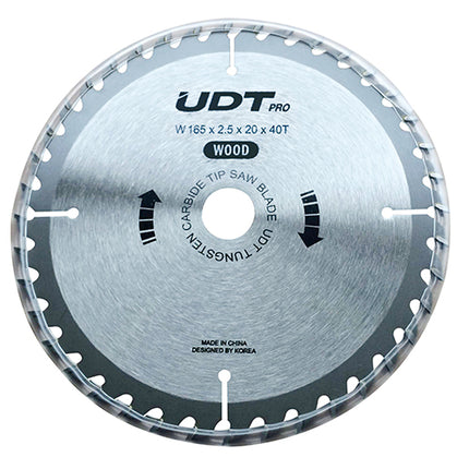 UDT TCT Circular Saw Blade for Wood, Ø100–405 mm
