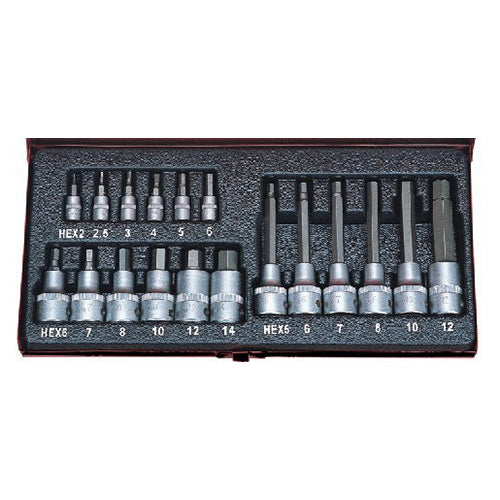 SESHIN BUFFALO Hex Bit Socket Set SB-HBSS18