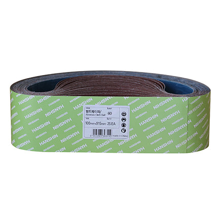 HANSHIN Sanding Belt 150mm (6')*48'(40#),1 pack (30Sheet)