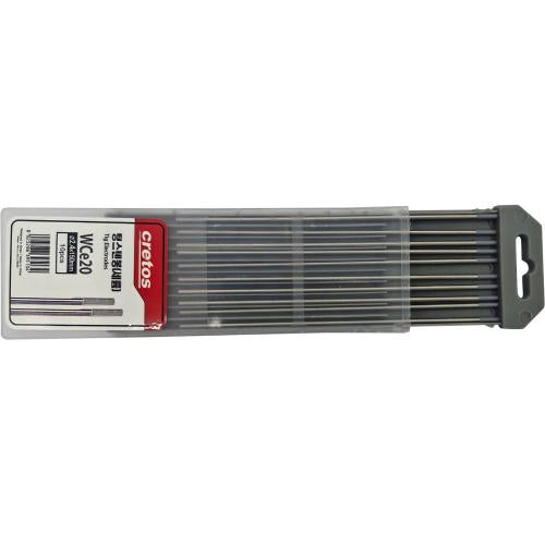 CRETOS Tungsten Electrodes, 2% ceriated (WC20, grey)