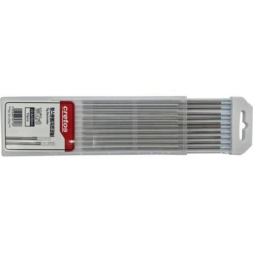 CRETOS Tungsten Electrodes, Zirconiated (WZ8, white)