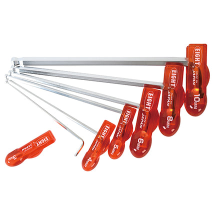 EIGHT Ball Hex Key Set Extra Long WHH-S6TL