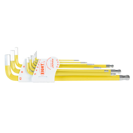 EIGHT Color Ball Hex Key Set Long