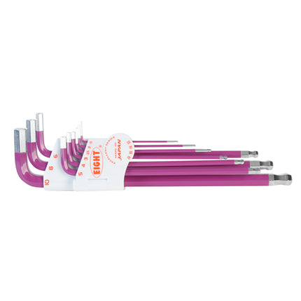 EIGHT Color Ball Hex Key Set Long