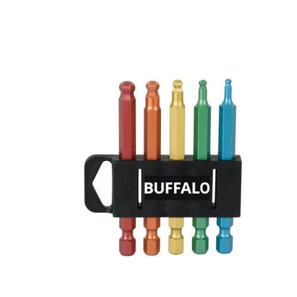 SESHIN BUFFALO Ball Hex Bit Set SB-BBS75C