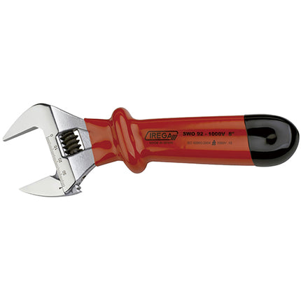 IREGA Wide Jaw Insulated Adjustable Wrench