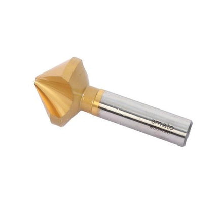 SMATO 3-Flute Countersink 6mm–40mm, TiN Coated