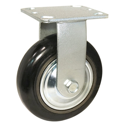 KYUNGCHANG Rubber-on-Cast-Iron Caster Rigid