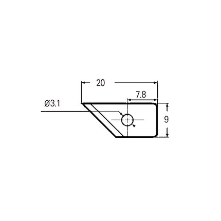 NT CUTTER Cutter Blade BC-400P