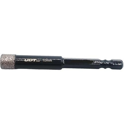 UDT Vacuum Brazed Core Bit, Hex Shank, Ø6–14 mm