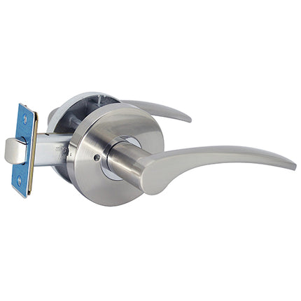 HYUNDAI DL Tubular Lever Lock Door Handles Bathroom 3100TP-108 SN-S