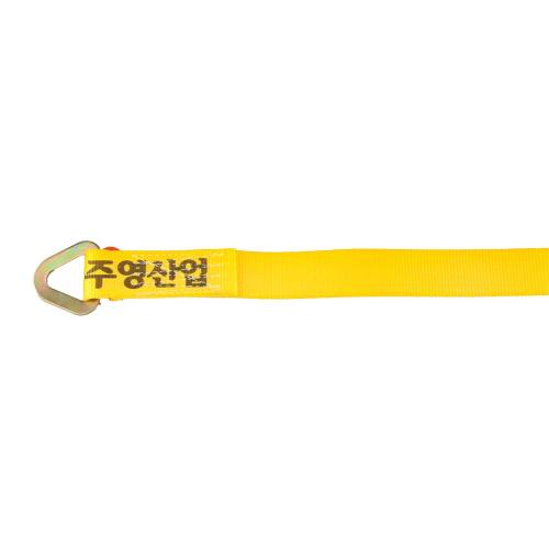 JOOYEONG Ratchet Tie-Down Long Strap Premium 8M(Triangular) Yellow (Made to Order)