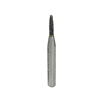 SESHIN BUFFALO Carbide Rotary Burr, Tree, Radius End (SF), 6mm Shank, Double Cut, Ø3×12.7mm–19×25mm
