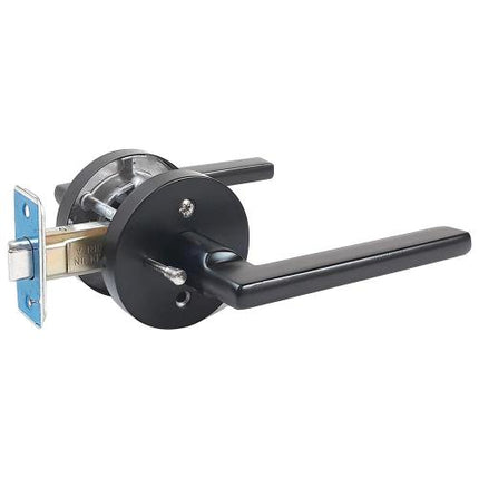 SMATO Tubular Lever Lock Door Handles Bathroom DL01-SN