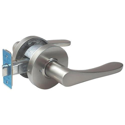 SMATO Tubular Lever Lock Door Handles Bathroom DL01-SN
