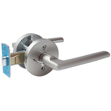 SMATO Tubular Lever Lock Door Handles Bathroom DL01-SN
