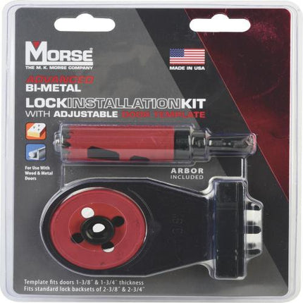 MORSE Door Lock Hole Saw Set