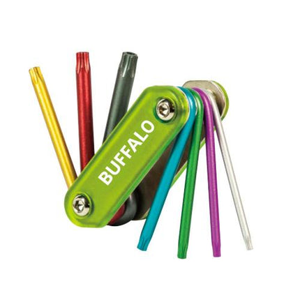 SESHIN BUFFALO Star Key Set Folding Tamper-Proof SB-SFTS7