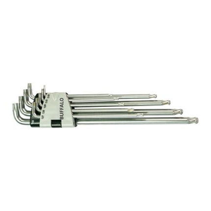 SESHIN BUFFALO Star & Ball Hex Key Set Extra Long SB-SBS9S