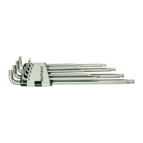 SESHIN BUFFALO Star & Ball Hex Key Set Extra Long SB-SBS9S