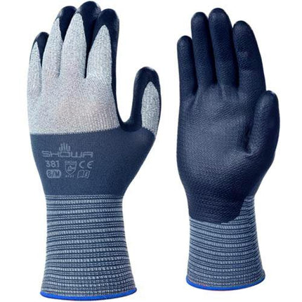 SHOWA NBR Foam-Coated Gloves 381