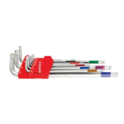 SESHIN BUFFALO Ball Hex Key Set Extra Long SB-BWS9EL