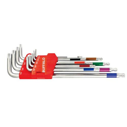 SESHIN BUFFALO Star & Ball Hex Key Set Extra Long SB-STLS9EL